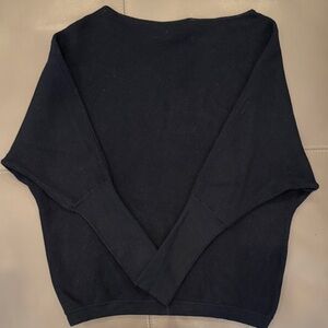 Fashion Brand Company Black Off-the-Shoulder Sweater